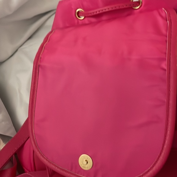 Vera New York magenta pink textured quilted backpack - Picture 11 of 15